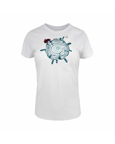 Maillot de Corps de Sport à Manches Coupe Joluvi Wood W Blanc