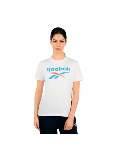 Women’s Short Sleeve T-Shirt Reebok Reebok Identity White