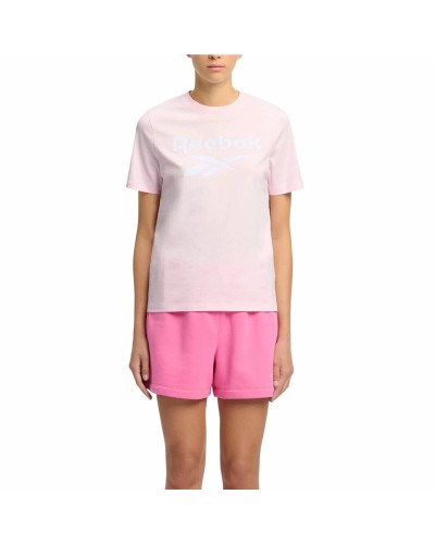 Damen Kurzarm-T-Shirt Reebok Identity Big Rosa