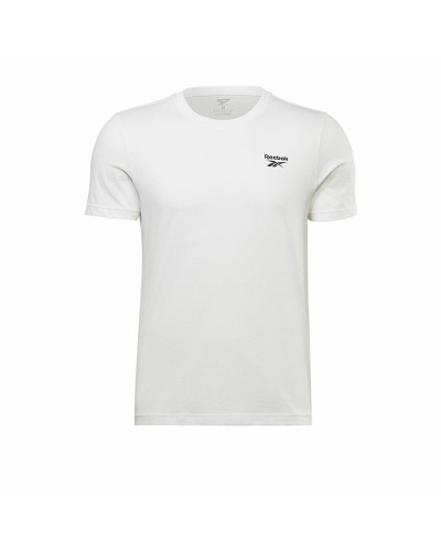 T-shirt à manches courtes homme Reebok Identity Left Chest Logo Blanc