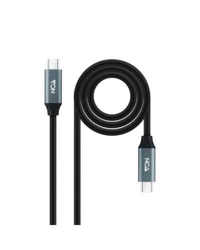 USB-C-kabel NANOCABLE 10.01.4301 Svart 1 m (1 antal)
