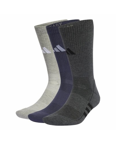 Calzini Adidas Performance Cushioned Crew Grigio 3 Unità