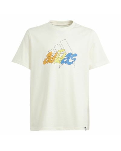 T-shirt med kortärm Adidas Gfx Illustrated Infantil
