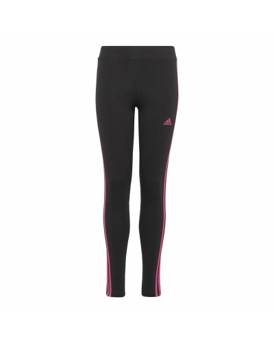 Leggings de Sport Adidas 3 Stripes Noir