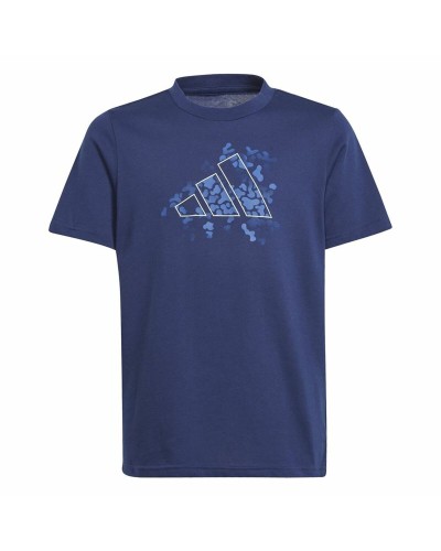 Heren-T-Shirt met Korte Mouwen Adidas Essentials Uni Train Blauw