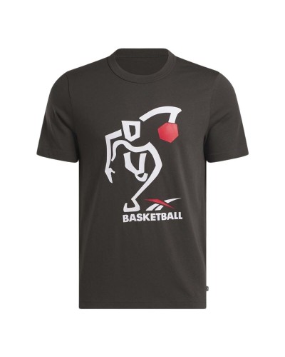 Herren Kurzarm-T-Shirt Reebok Gs Hs Attack Tee Schwarz