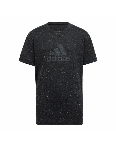 Maglia a Maniche Corte per Bambini Adidas Nero