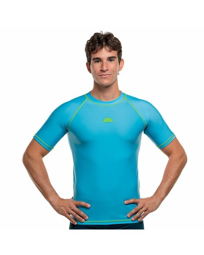 Sport T-shirt Korte Mouwen Aquarapid Aquarapida Blauw Indigo