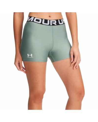 Sport leggings for Women Under Armour Hg Shorty Blue Green