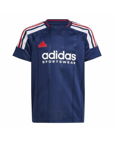 Maglia a Maniche Corte Unisex Adidas Tiro Nations Pack Azzurro