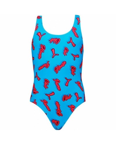 Bañador Niña Puma Azul Agua