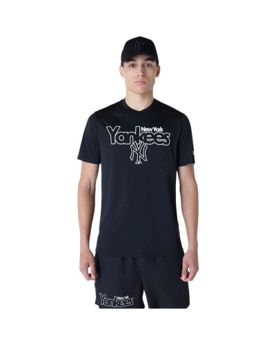 Maglia da basket New Era New York Yankees MLB Nero