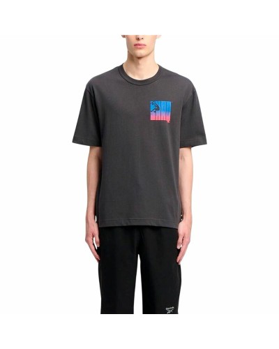 Men’s Short Sleeve T-Shirt Reebok Gs Hs Shaq Silo Logo Black