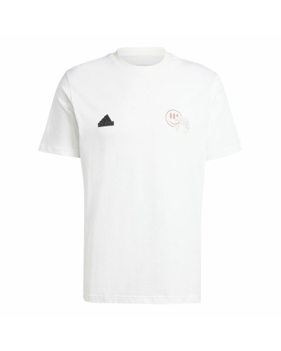 T-shirt med kortärm Herr Adidas House Of Tiro Summer Graphic Vit