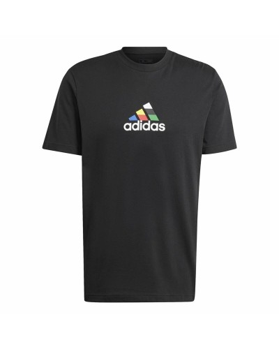 Camiseta de Manga Corta Hombre Adidas House Of Tiro Nations Graphic Negro