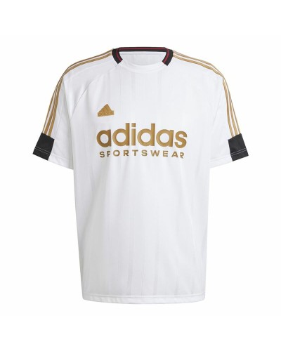 Camiseta de Manga Corta Hombre Adidas House Of Tiro Nations Pack Blanco