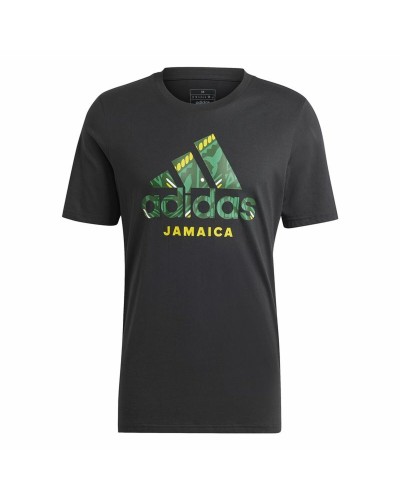 T-shirt de foot Adidas Jamaica Seasonal Graphic Bleu