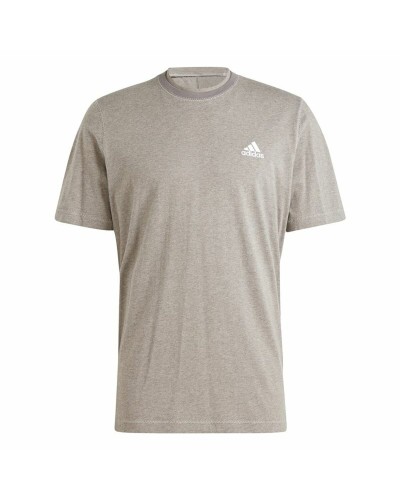 Miesten T-paita Adidas Seasonal Essentials Ruskea Vaaleanharmaa