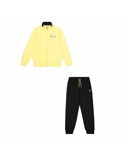 Children’s Tracksuit Champion Champion Full Zip Suit Yellow Black