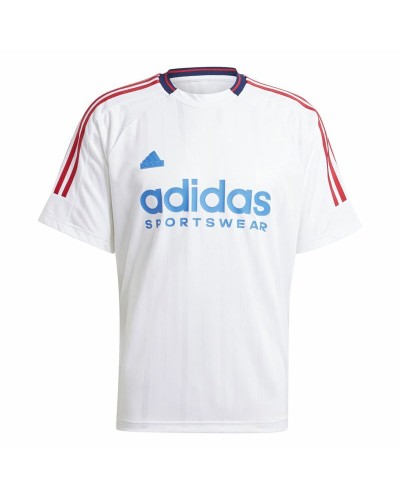 Men’s Short Sleeve T-Shirt Adidas Tiro Nations Pack White