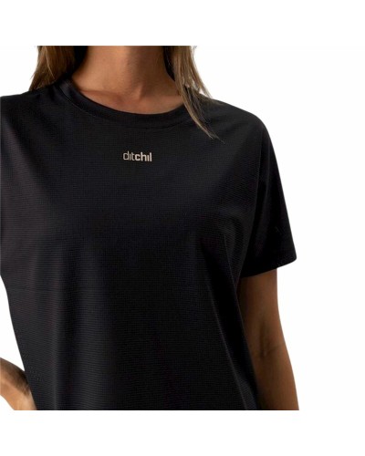 T-shirt à manches courtes femme Ditchil Aria Noir