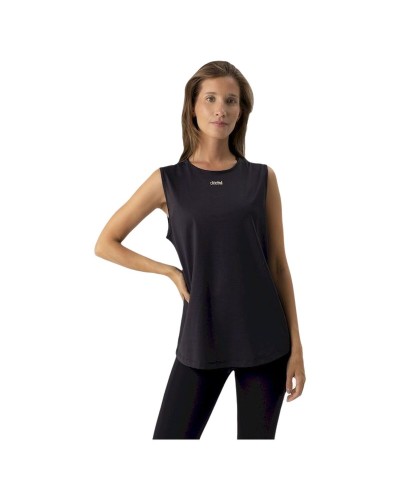Dames Mouwloos T-shirt Ditchil Aria Zwart