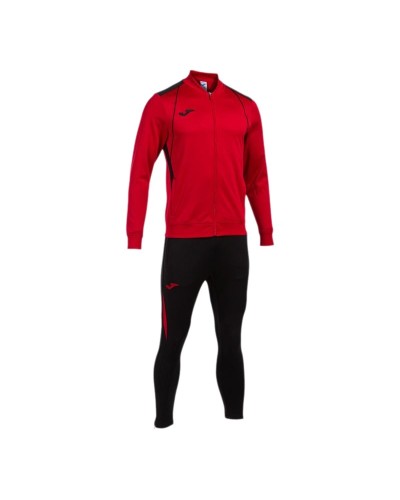 Chándal para Adultos Joma Sport Championship VII Negro Rojo Infantil Hombre