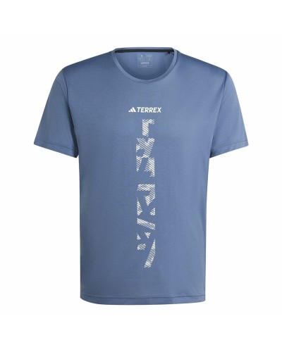 T-shirt à manches courtes homme Adidas Terrex Agravic Bleu