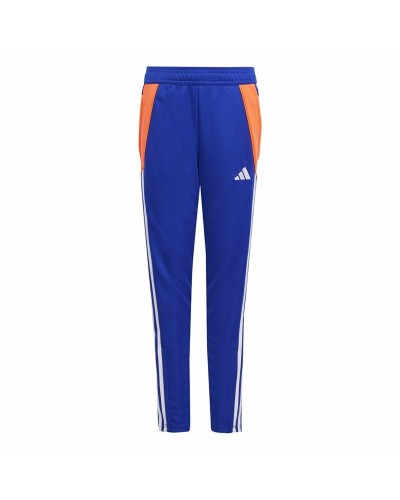 Lange sportbroek Adidas Tiro24 Training Slim Blauw