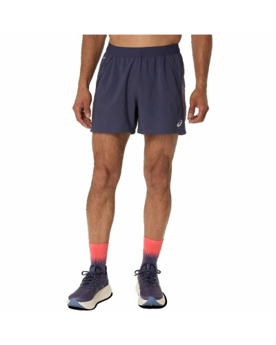 Urheilushortsit Asics Road 5In Short Sininen