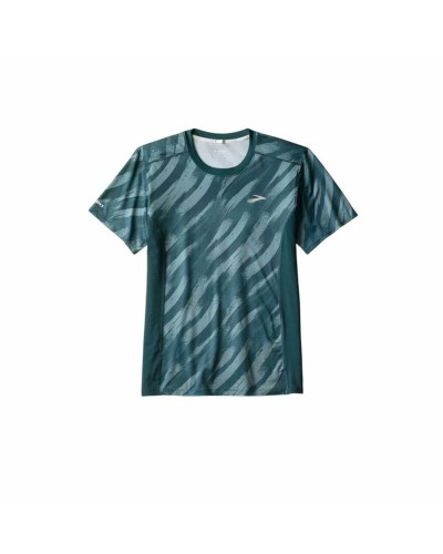 T-shirt med kortärm Herr Brooks Atmosphere Sleeve 3.0 Grön
