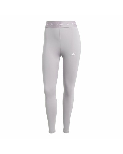 Sportleggings voor Dames Adidas Techfit 7/8 Grijs