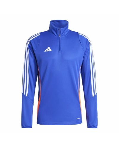 Sweatshirt without Hood Adidas Tiro24 Training Blue