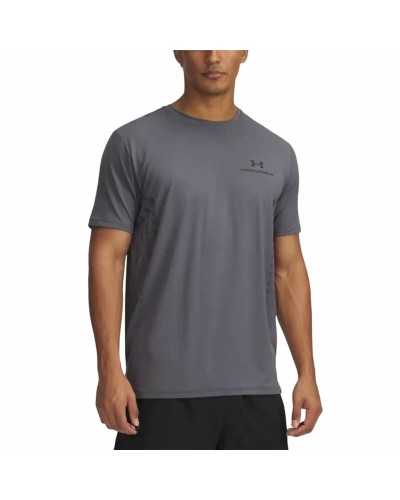 Camiseta de Manga Corta Hombre Under Armour Gris oscuro