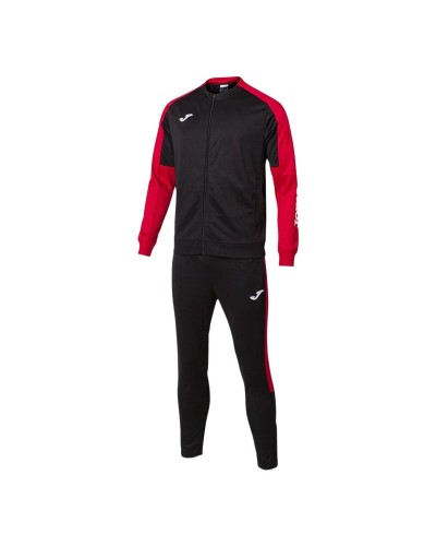 Chándal para Adultos Joma Sport Eco Championship Negro Rojo Infantil Hombre