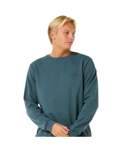 Tröja utan huva Herr Rip Curl Stapler Crew Blå