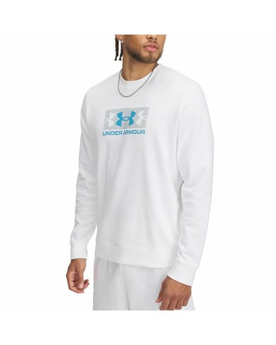 Felpa senza Cappuccio Uomo Under Armour Rival Terry Logo Crew