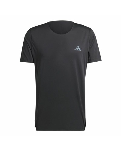 T-shirt med kortärm Herr Adidas Adizero Running Svart