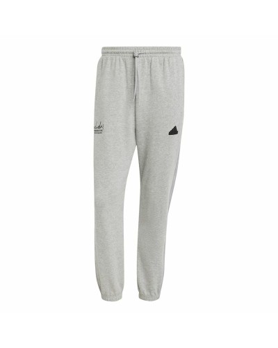 Långa träningsbyxor Adidas Brand Love French Terry Grå Män