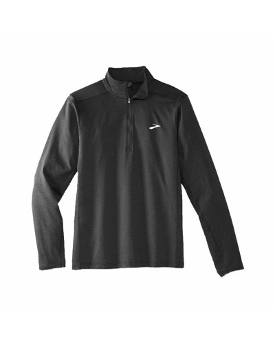 Miesten pitkähihainen paita Brooks Dash 1/2 Zip 2.0 Musta