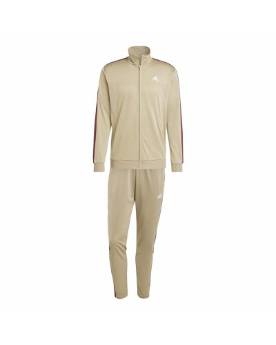 Tuta Adidas Spw Small Logo Tricot Colorblock Beige Uomo