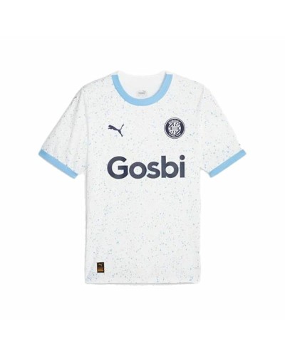 Camiseta de Fútbol de Manga Corta Hombre Puma Girona FC visitante 23/24 Blanco