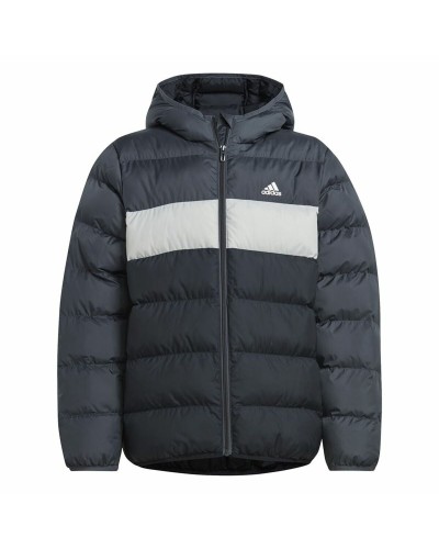 Veste de Sport pour Enfants Adidas Cazadora Synthetic Down Infantil Noir Gris