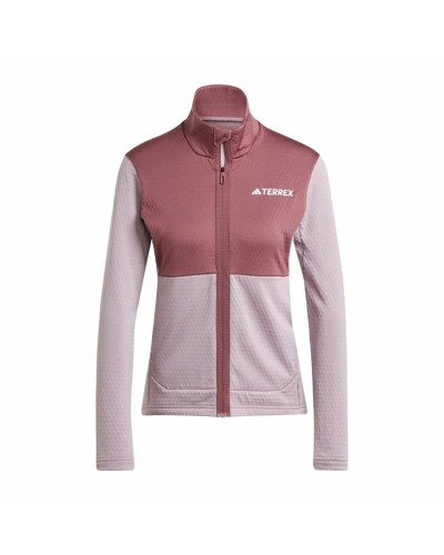 Sportjack voor dames Adidas Terrex Multi Light Fleece Roze