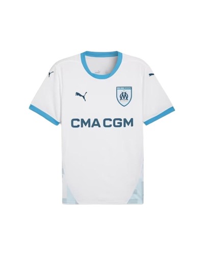 Kurzärmiges Fußball T-Shirt für Männer Puma Olympique de Marseille Home 24/25