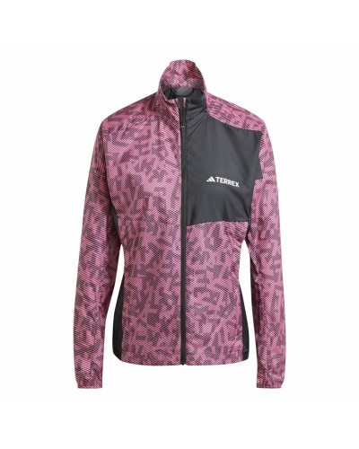 Giacca Antivento Adidas Terrex Rosa