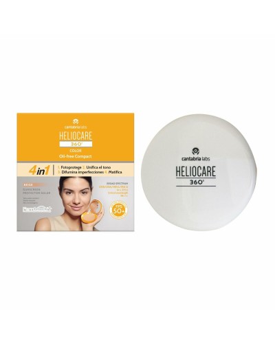 Sonnenschutz mit Farbe Heliocare 360 Compact Oil-Free Beige SPF 50+ 10 g