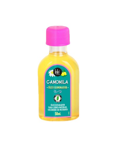 Après shampoing nutritif Lola Cosmetics Camomila Óleo Iluminador 50 ml