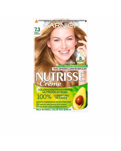 Permanente Kleur Garnier Nutrisse Nº 73-Miel Dore (3 Stuks)