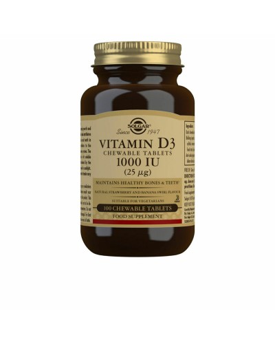 Vitamin D3 (Cholecalciferol) Solgar 1000 iu (100 tablets)